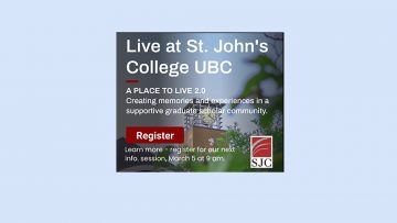 Live at St. John’s College!