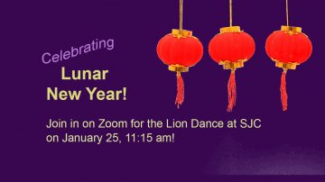 Join us on Zoom for a Lion Dance performance on January 25 @ 11:15 am